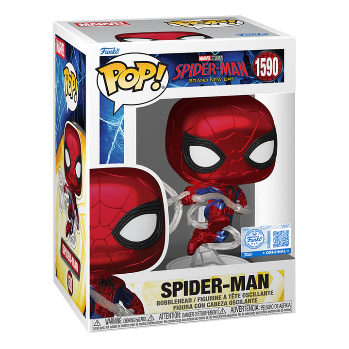 Spider-Man Funko Pop Spider-Man Brand New Day 1590 Hot Topic 3