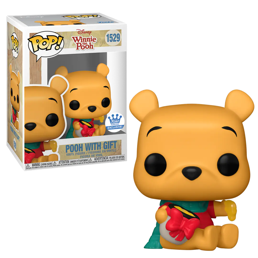 Pooh With Gift Funko Pop Disney 1529 Funko Shop 1