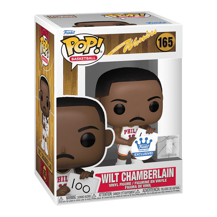Wilt Chamberlain Funko Pop Philadelphhia Warriors 165 Funko Shop 3
