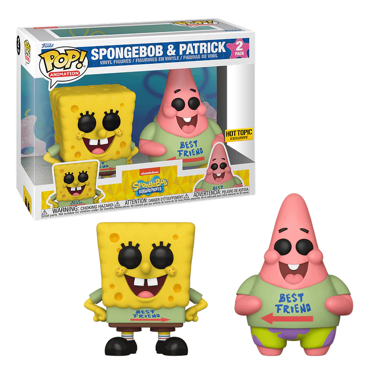 SpongeBob & Patrick Funko Pop SpongeBob SquarePants 2-Pack Hot Topic 1