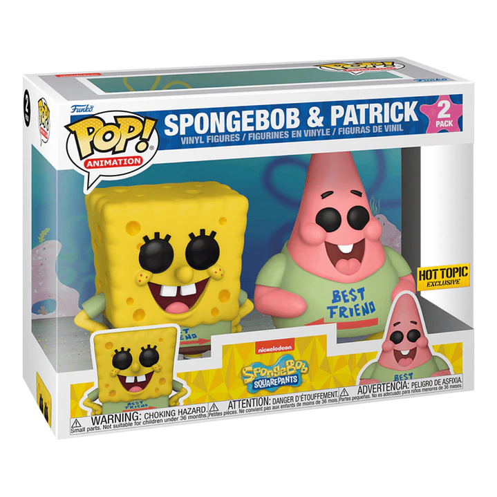 SpongeBob & Patrick Funko Pop SpongeBob SquarePants 2-Pack Hot Topic 3