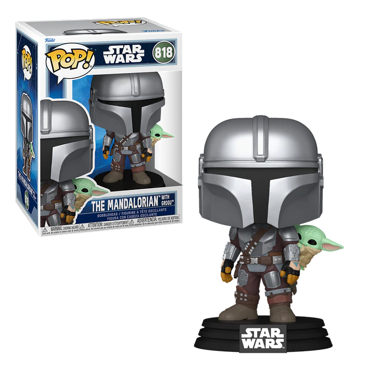 The Mandalorian With Grogu Funko Pop Star Wars 818 1