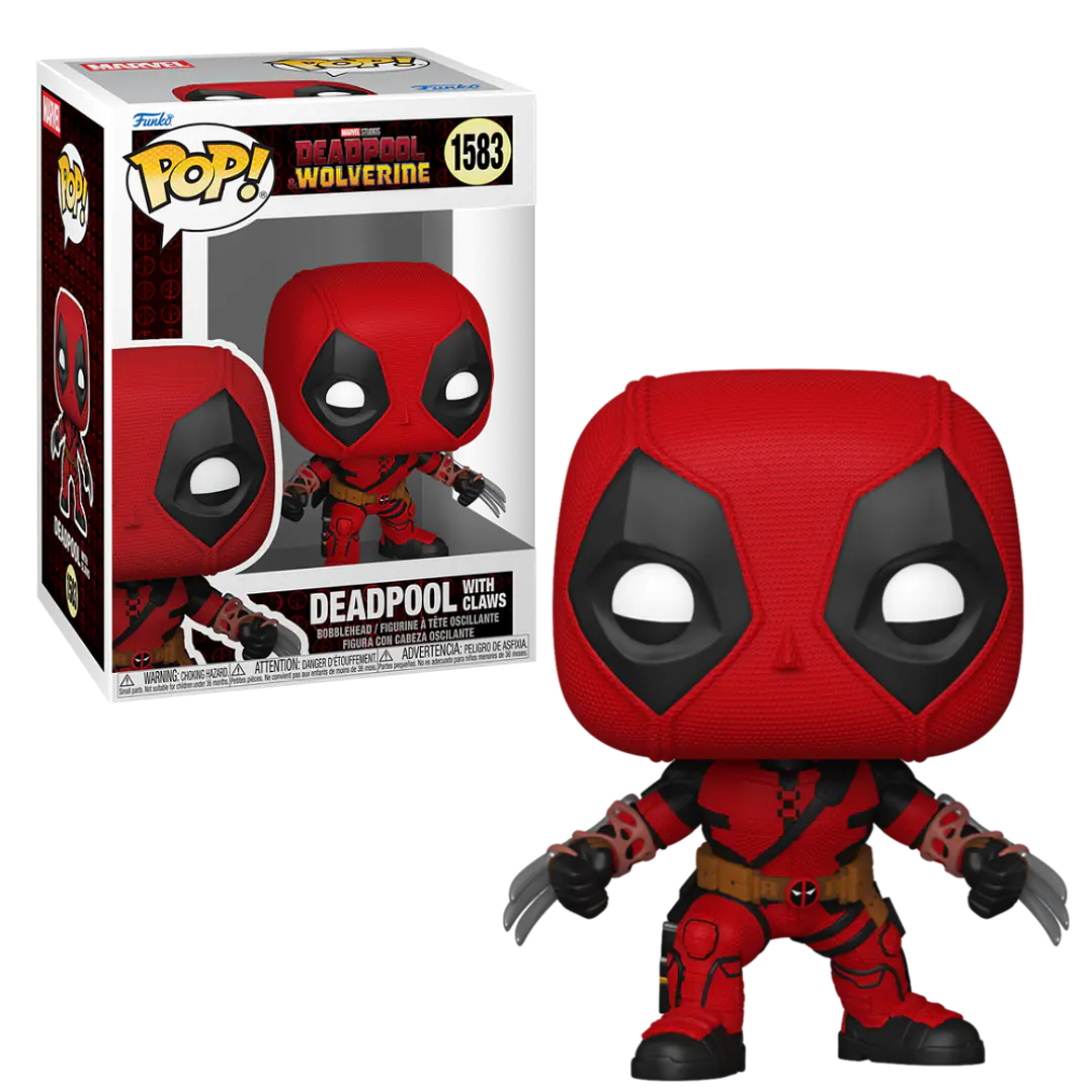Deadpool With Claws Funko Pop Deadpool & Wolverine 1583 1