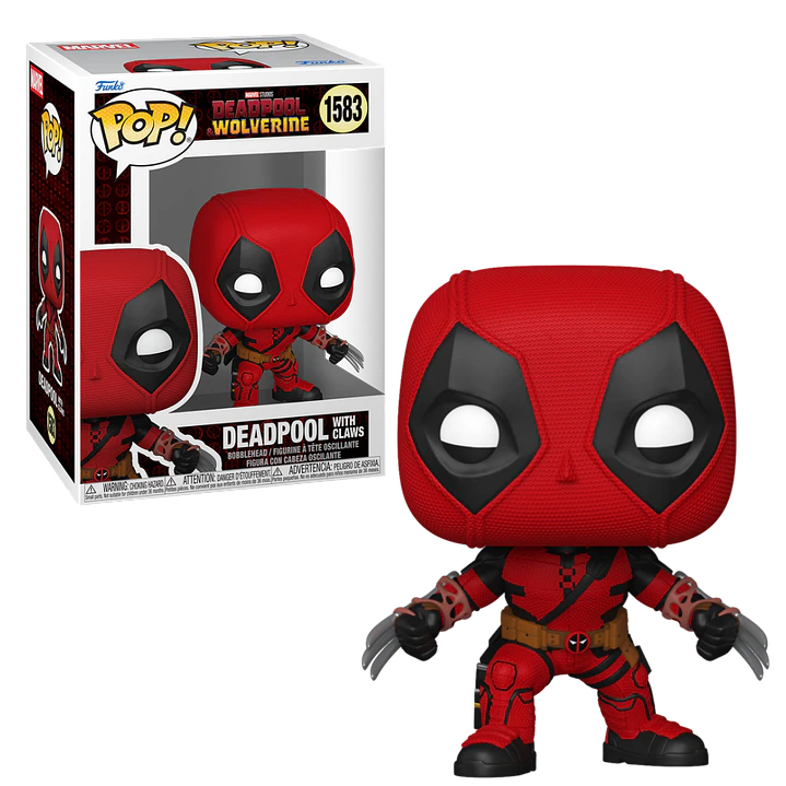 Deadpool With Claws Funko Pop Deadpool & Wolverine 1583 1