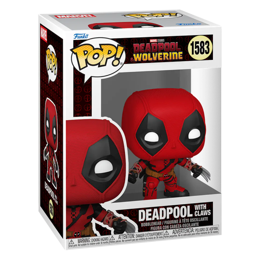 Deadpool With Claws Funko Pop Deadpool & Wolverine 1583 3