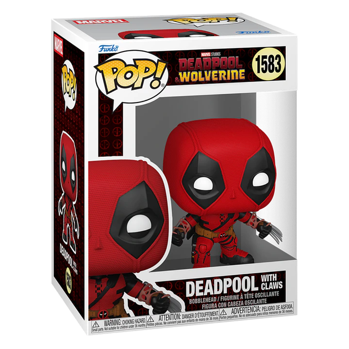 Deadpool With Claws Funko Pop Deadpool & Wolverine 1583 3