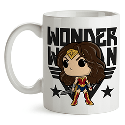 Mug Wonder Woman Gal Gadot Tipo Pop