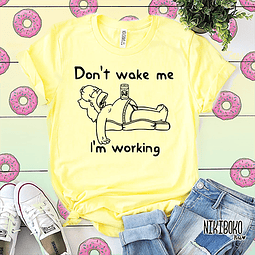 Polo Don´t wake me I´m Workming