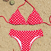 Bikini Rojo con bolitas Trusa Clasica 🚨 SALE 🚨