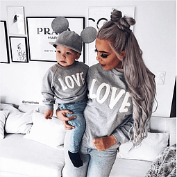 Polera LOVE MOM // LOVE BABY