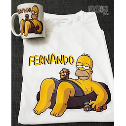 Polo Homero + Nombre Personalizado