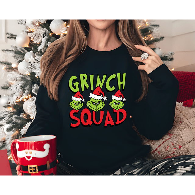 Polo y Polera Grinch Squad x3