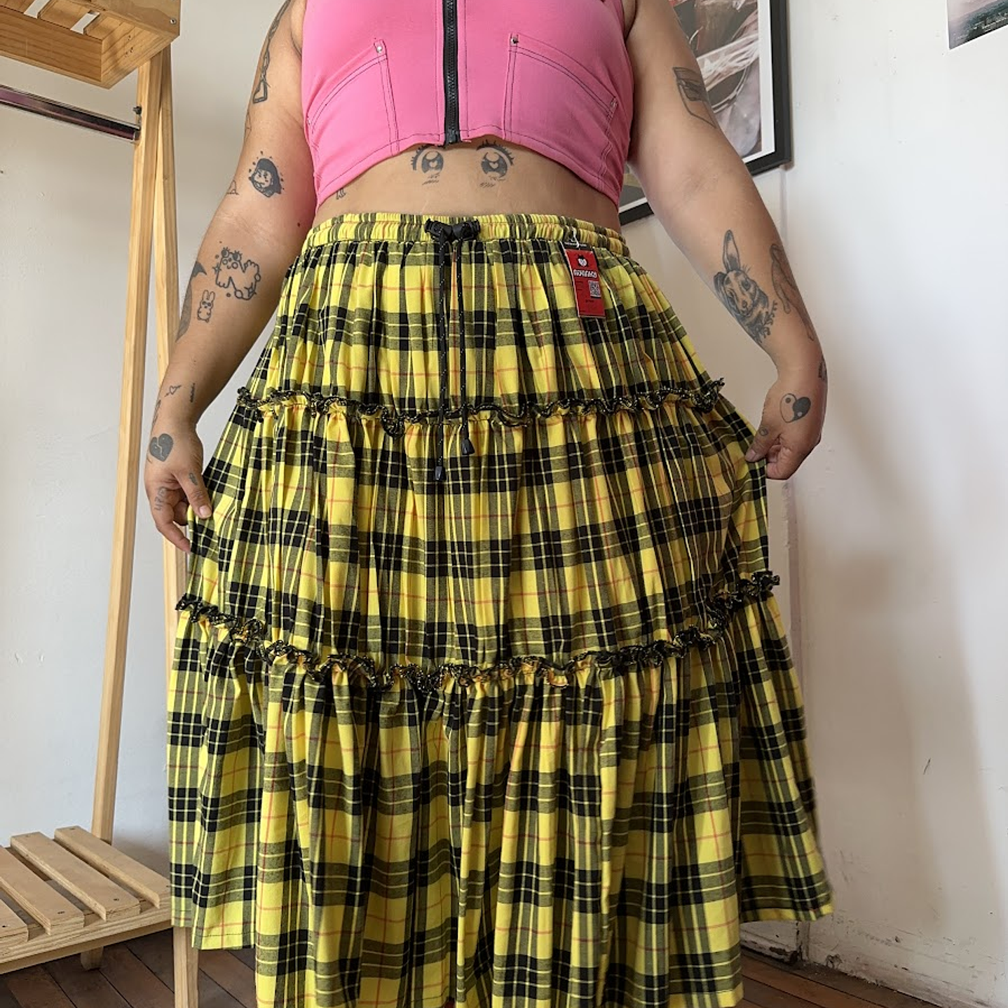 Madchen Tartan Amarilo 1