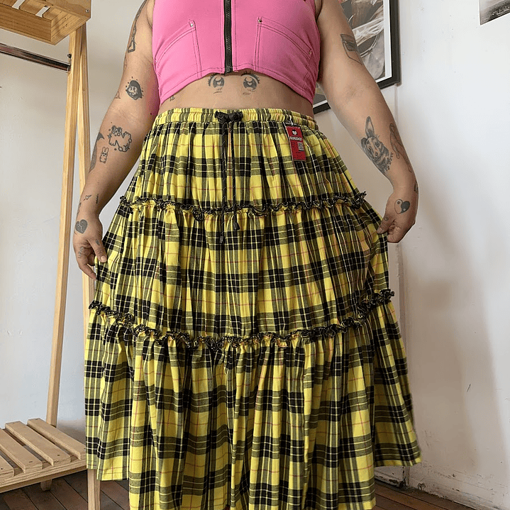 Madchen Tartan Amarilo 1