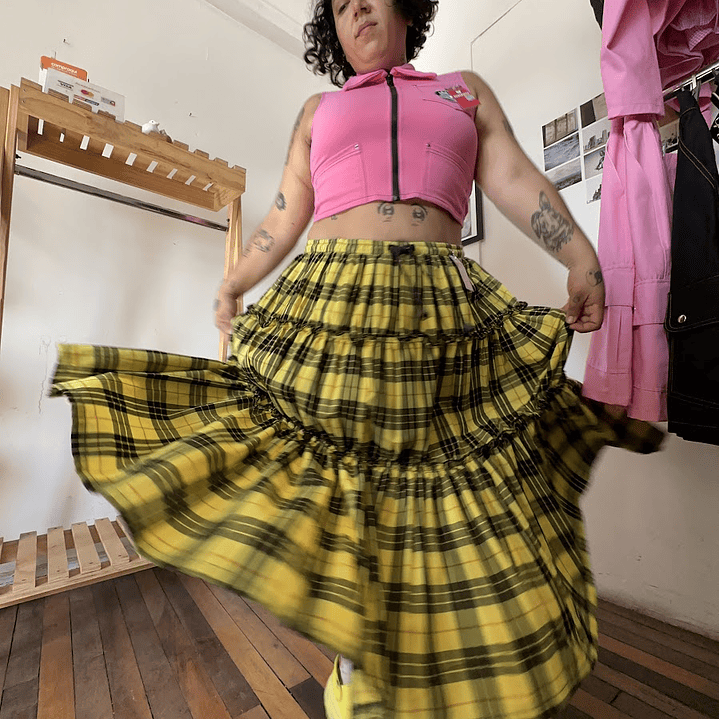 Madchen Tartan Amarilo 2