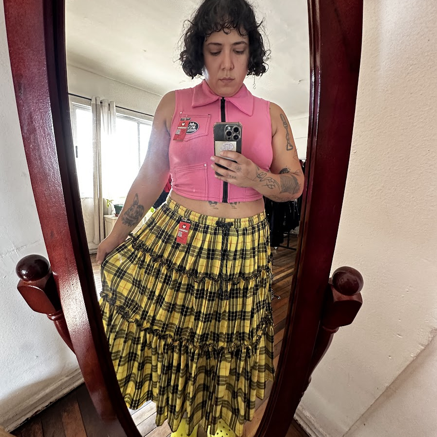 Madchen Tartan Amarilo 3