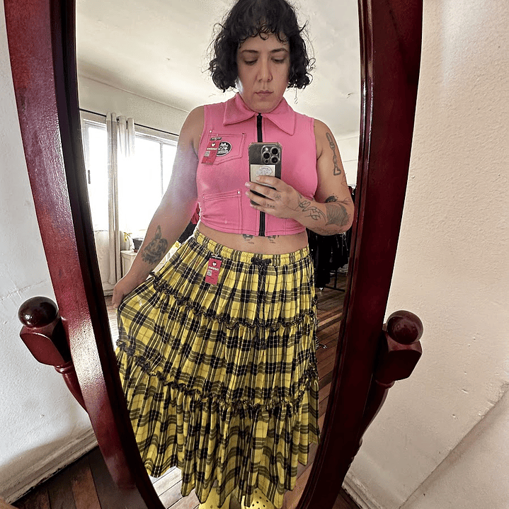 Madchen Tartan Amarilo 3