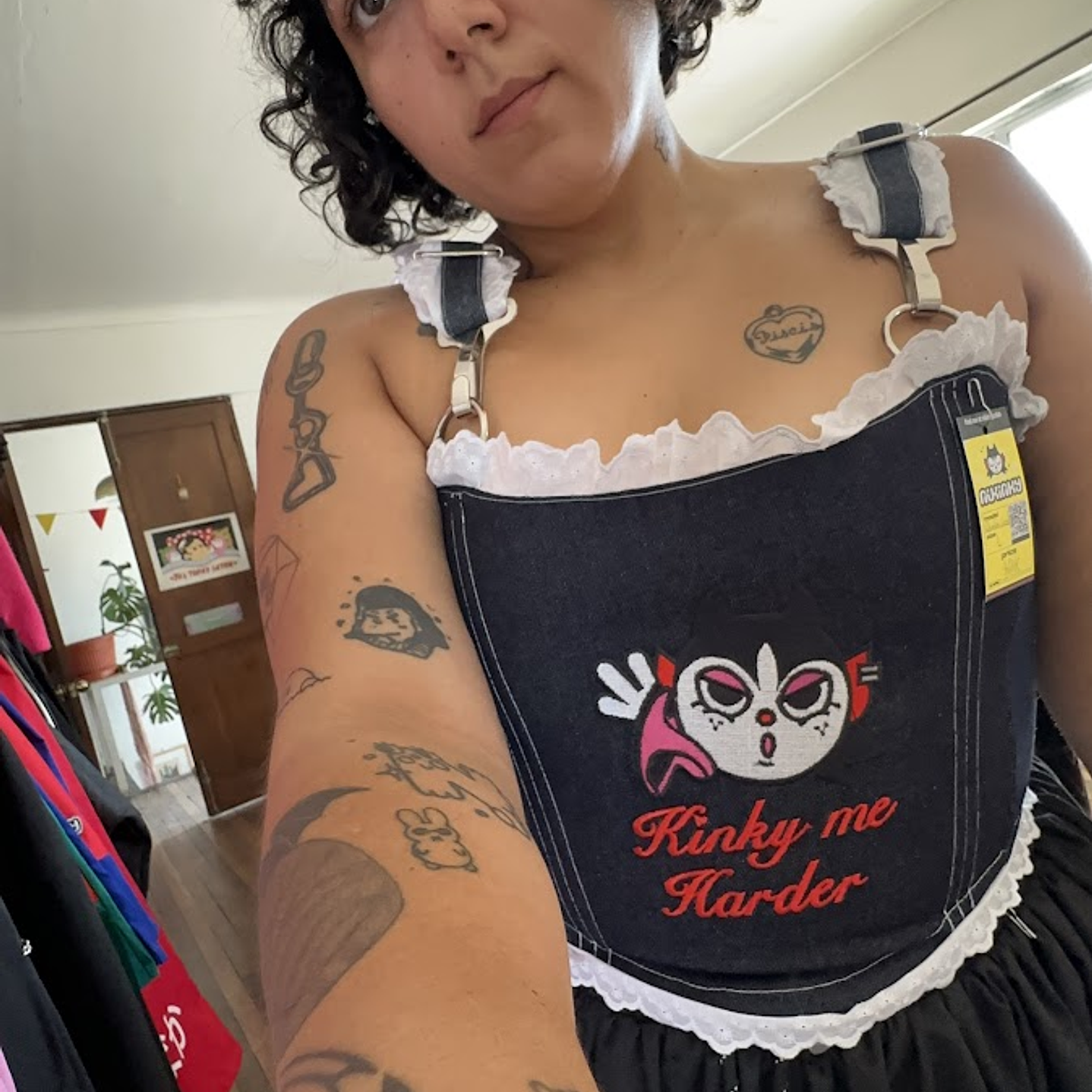 Corset Calentin Blonda Blanca 2