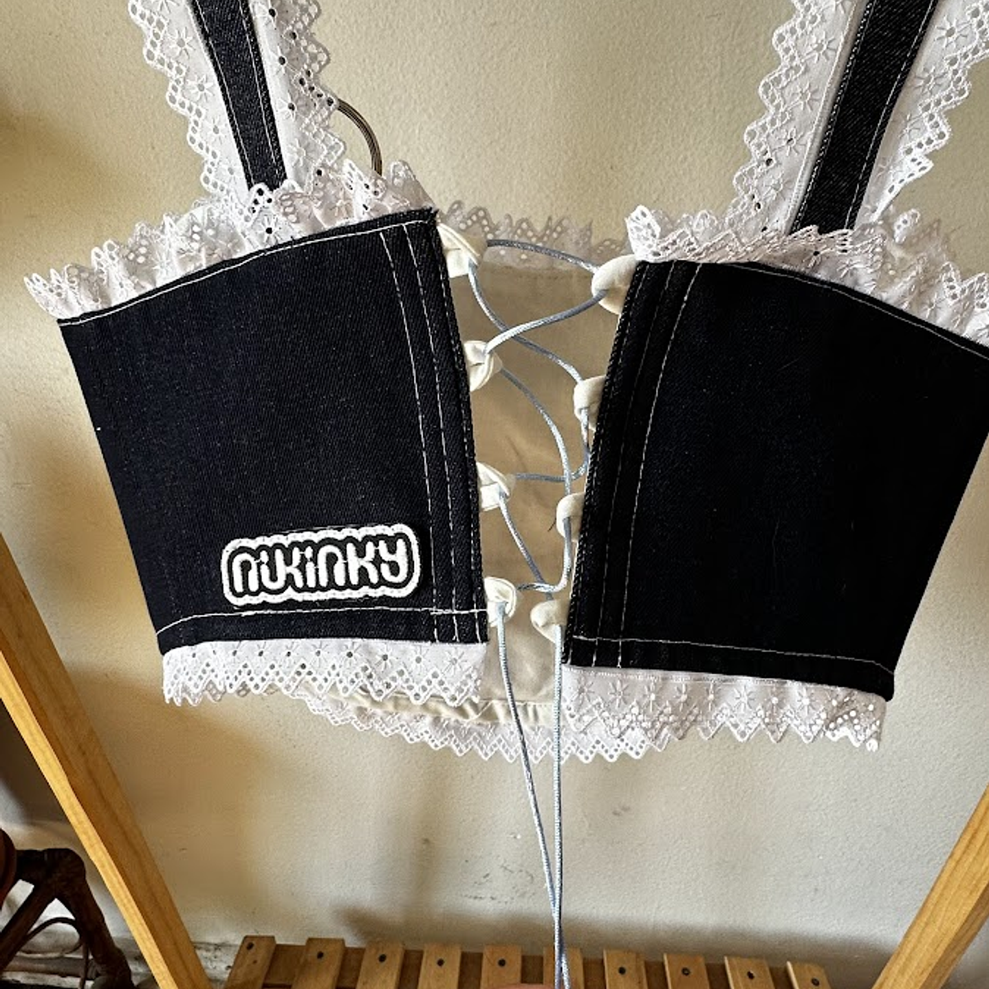 Corset Calentin Blonda Blanca 6