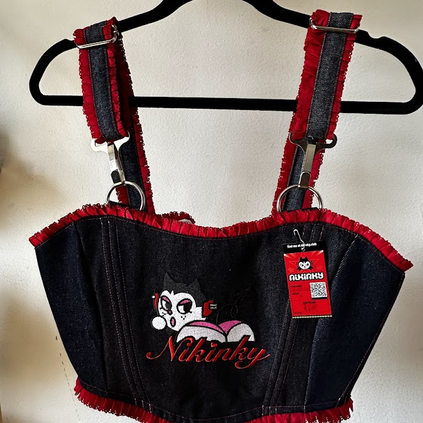 Corset Calentin Blonda Roja 1