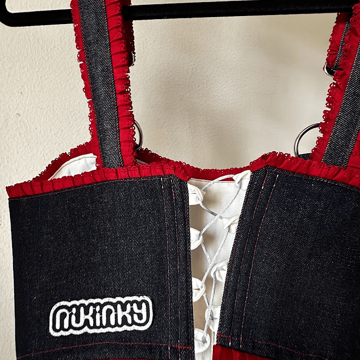 Corset Calentin Blonda Roja 3