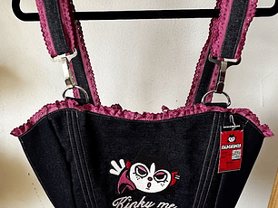 Corset Calentin Blonda Rosa