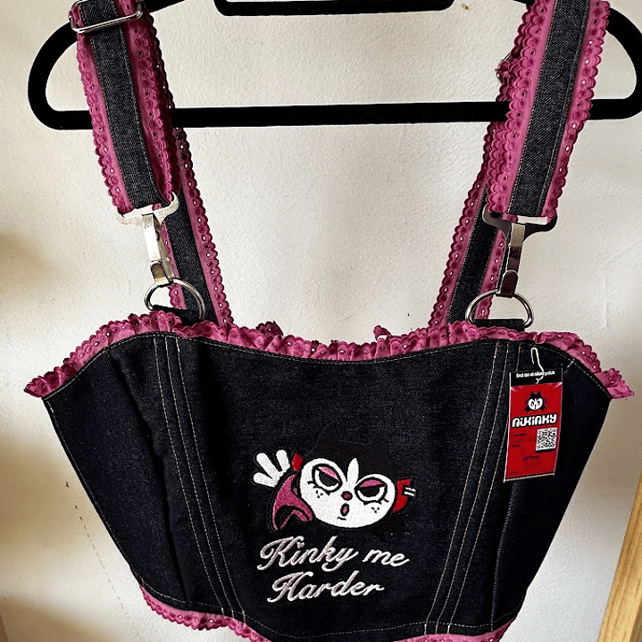 Corset Calentin Blonda Rosa 1