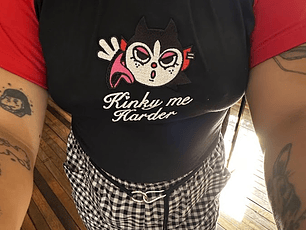 Woopsie Negro y Rojo