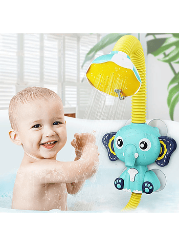 Juguetes de baño para bebés, modelo de elefante, grifo de ducha eléctrico.