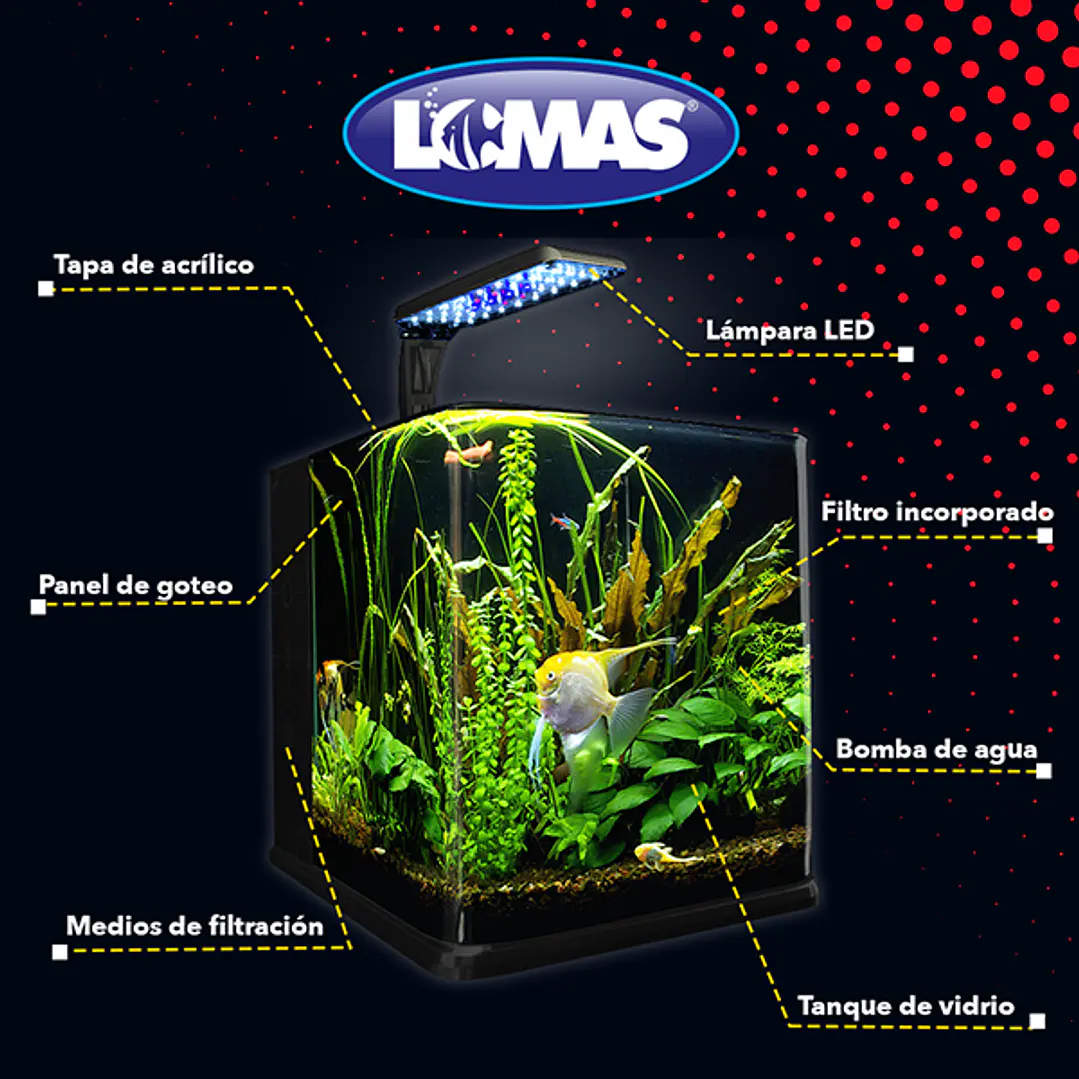 ACUARIO NANO CUBO 9 L 4