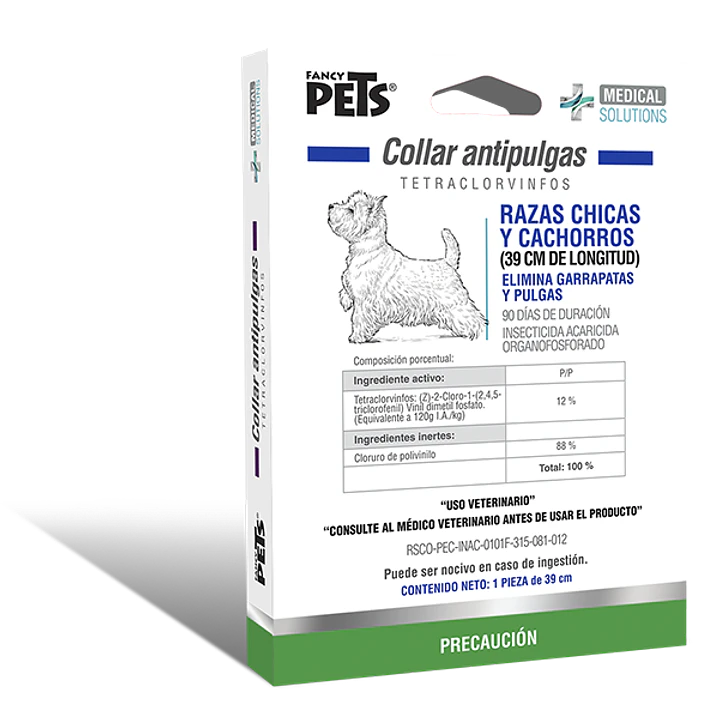 MS COLLAR ANTIPULGAS P/RAZAS CHICAS Y CACHORROS (39 CM) 1
