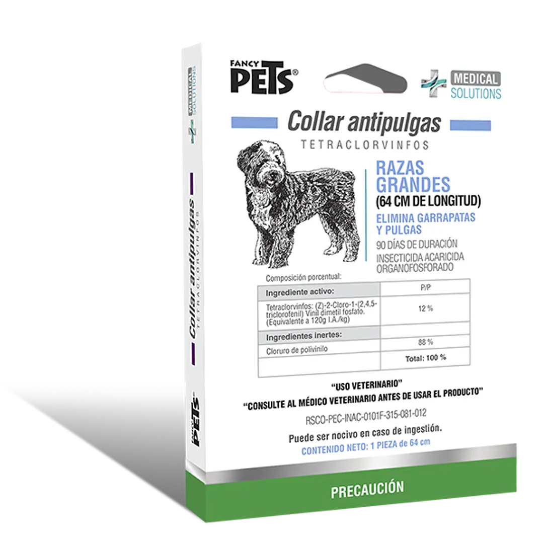 MS COLLAR ANTIPULGAS P/RAZAS GRANDES (64 CM) 1