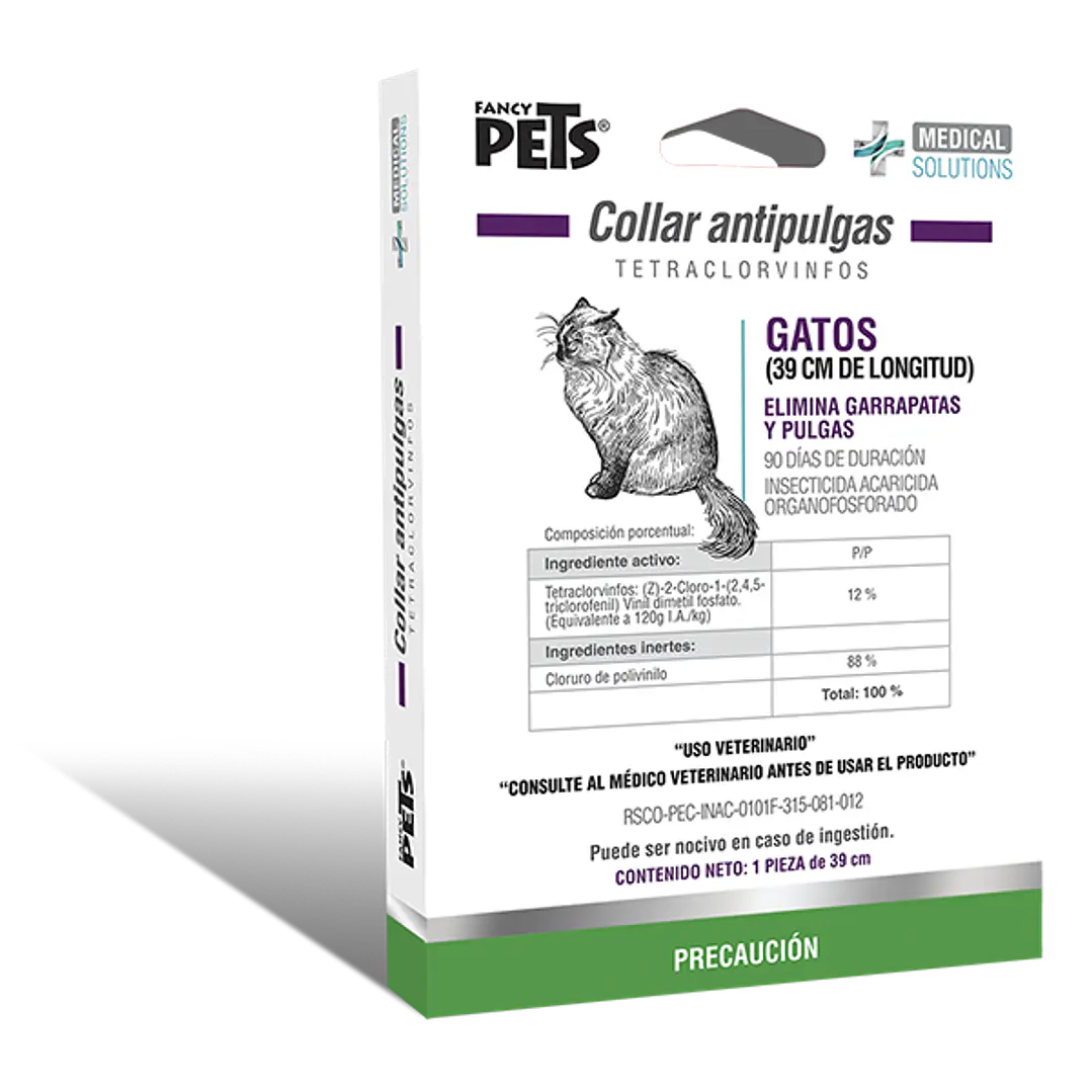 MS COLLAR ANTIPULGAS P/GATO (39 CM) 1