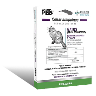 MS COLLAR ANTIPULGAS P/GATO (39 CM)