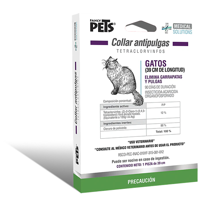 MS COLLAR ANTIPULGAS P/GATO (39 CM) 1
