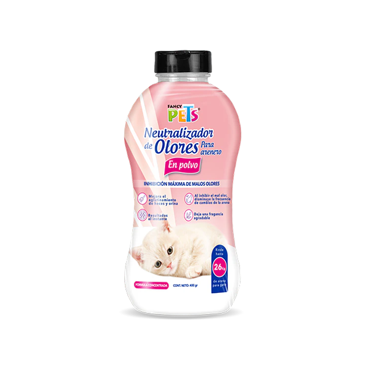 NEUTRALIZADOR DE OLORES EN POLVO P/ARENERO 400 GR 1