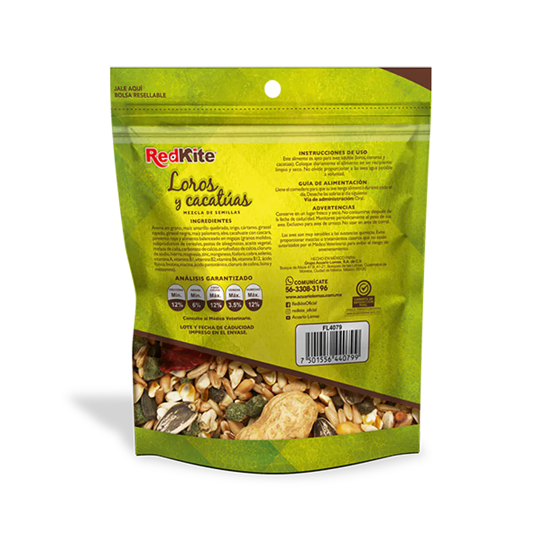 MEZCLA DE SEMILLAS P/LOROS Y CACATUAS 1 KG. 2