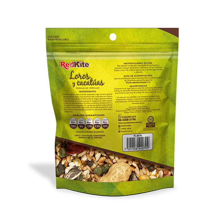 MEZCLA DE SEMILLAS P/LOROS Y CACATUAS 1 KG. 2
