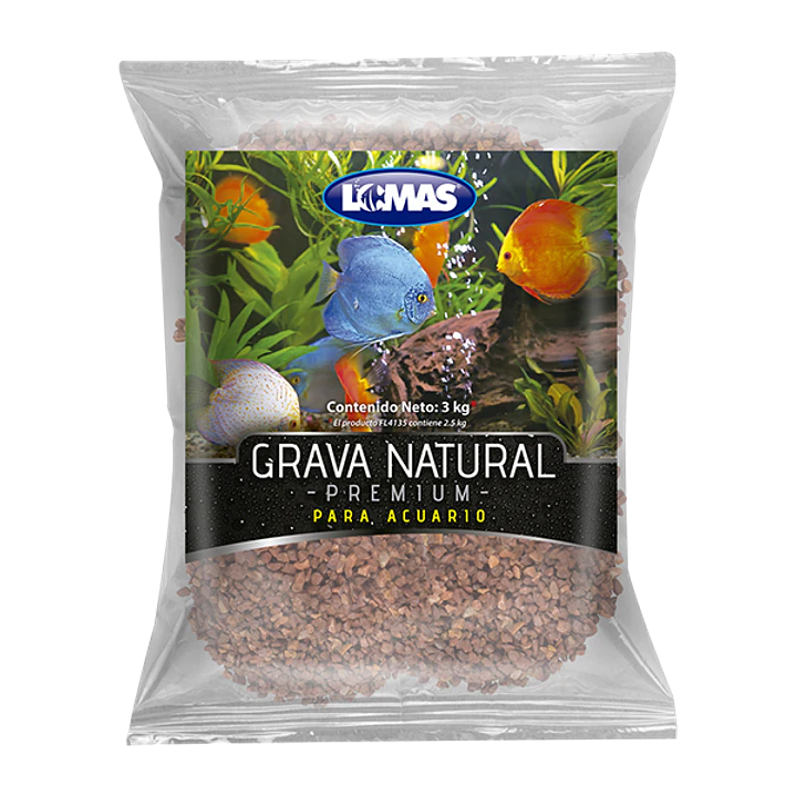 GRAVA P/ACUARIO – MARMOL ROJO INTENSO 3 KG 2