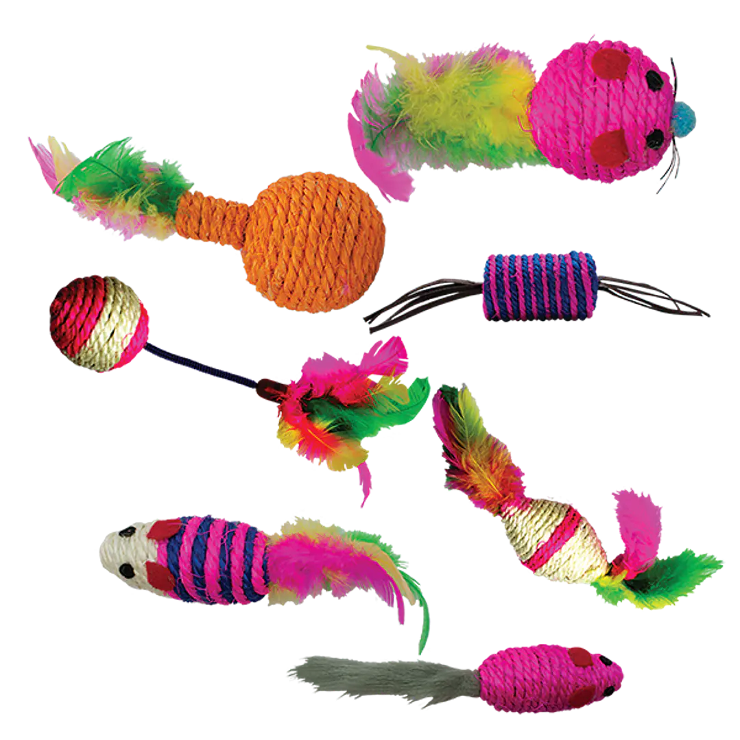 CAJA DE JUGUETES P/GATO - 48 PZ 2