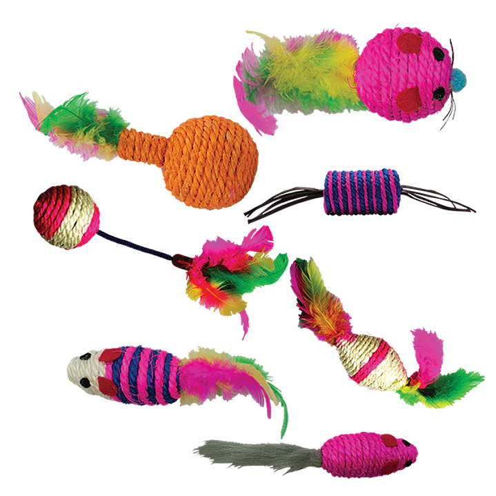 CAJA DE JUGUETES P/GATO - 48 PZ 2