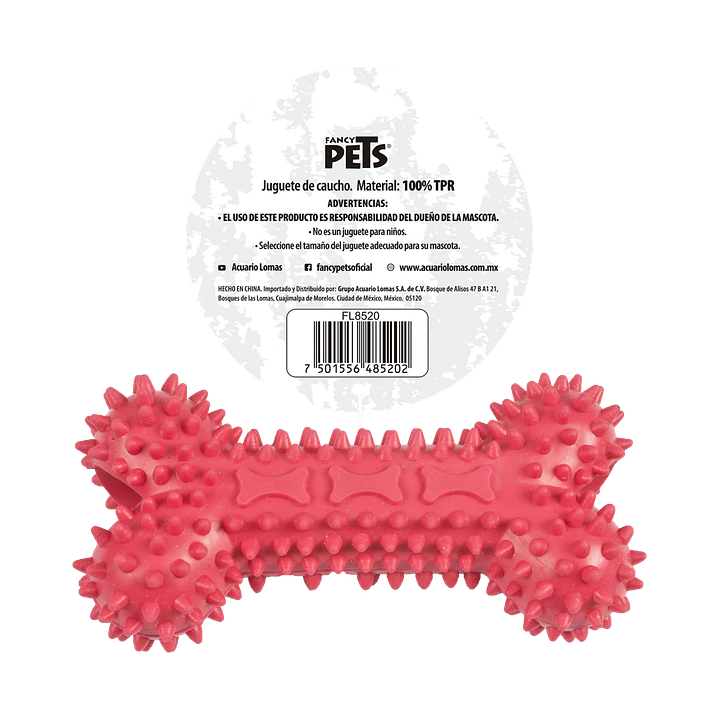  JUGUETE HUESO DE CAUCHO P/PREMIO 2