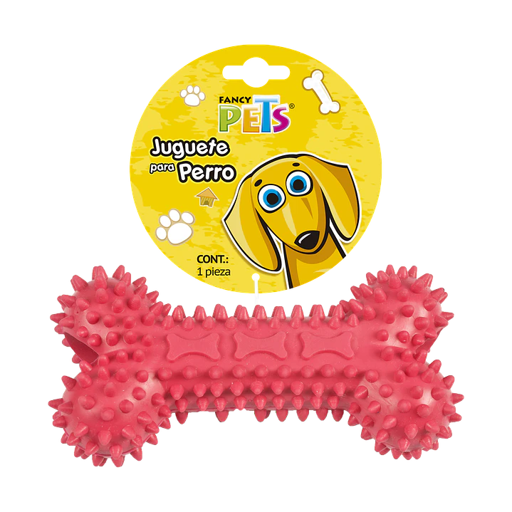  JUGUETE HUESO DE CAUCHO P/PREMIO 1