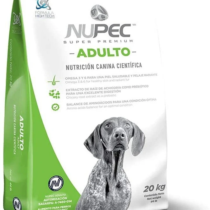 NUPEC ADULTO – RAZAS MEDIANAS Y GRANDES (20 KG) 1