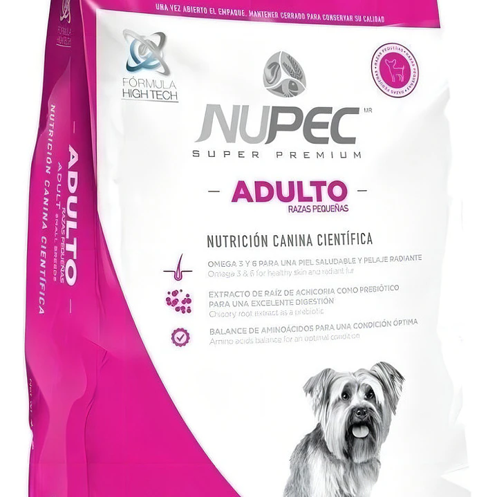 NUPEC ADULTO RAZAS PEQUEÑAS 8 KG 1