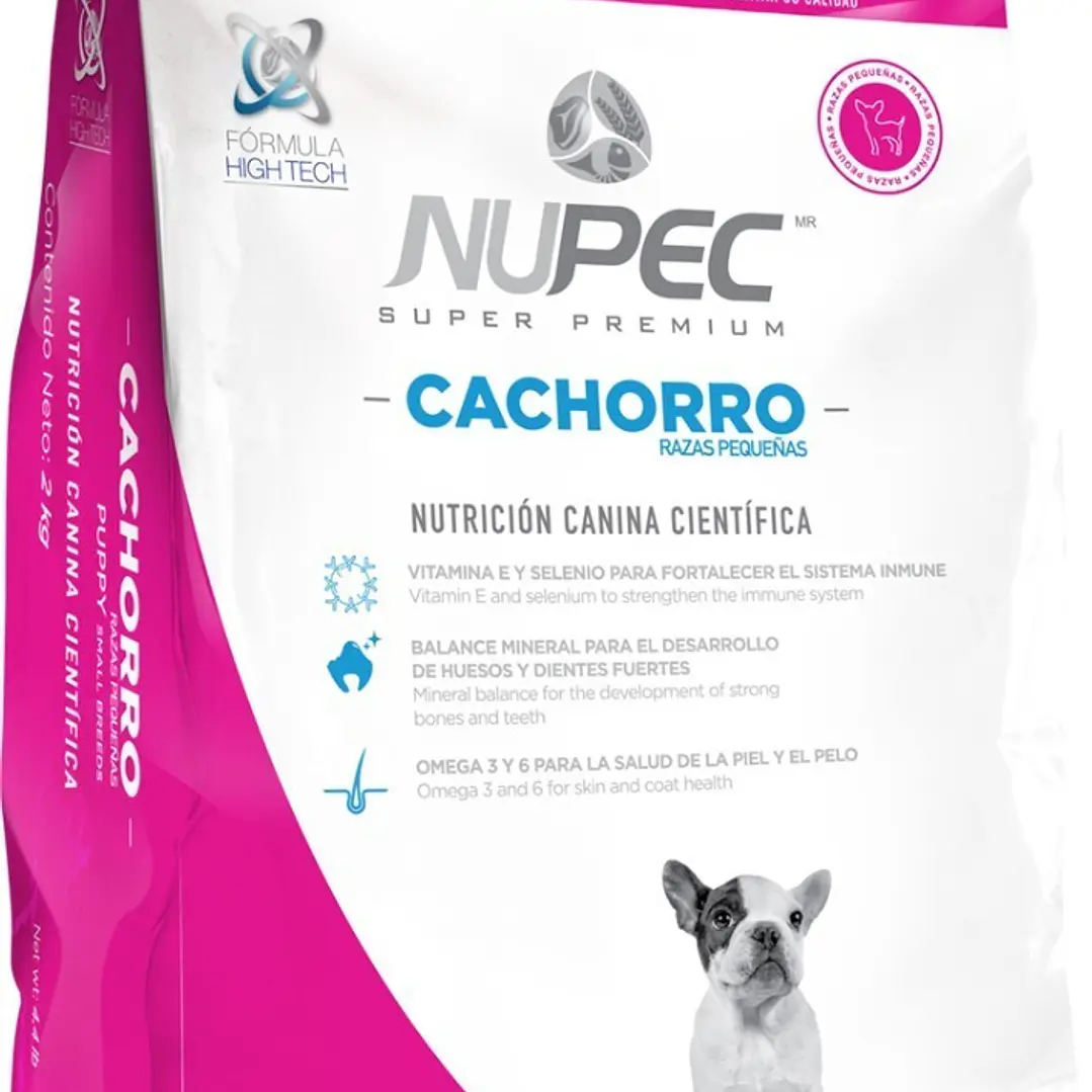 NUPEC CACHORRO RAZAS PEQUEÑAS 8 KG 1