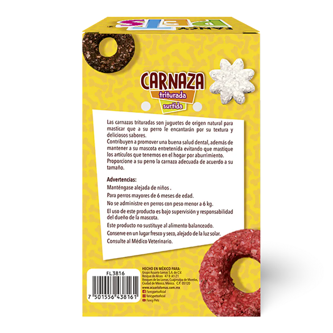 CARNAZA TRITURADA CAJA C/50 PZ 4