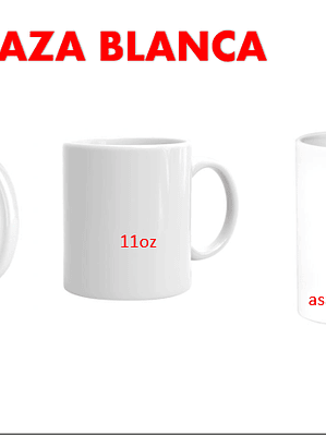 TAZA BLANCA