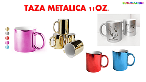 TAZA METÁLICA 11 OZ.