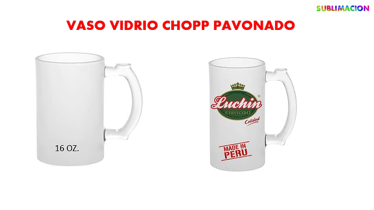 VASO VIDRIO CHOPP PAVONADO 1